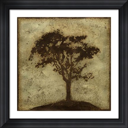 Framed Gilded Tree IV Print