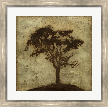 Framed Gilded Tree IV Print