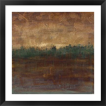 Framed Distant Forest II Print