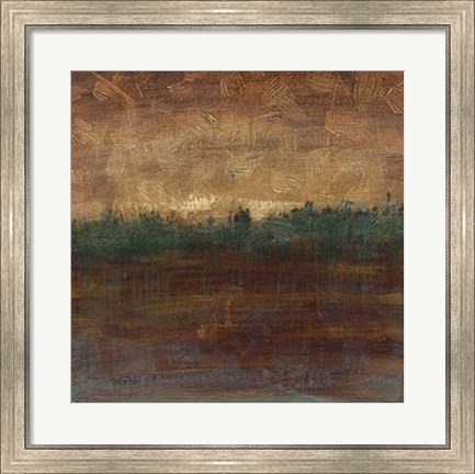 Framed Distant Forest II Print