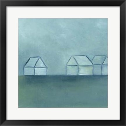 Framed Cabins VI Print