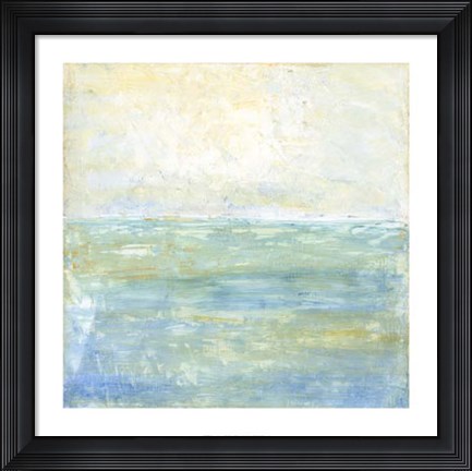 Framed Tranquil Coast I Print