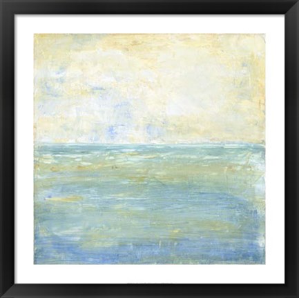 Framed Tranquil Coast II Print