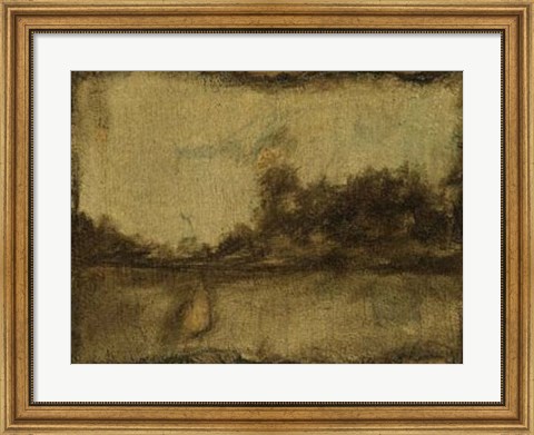 Framed Gilded Landscape II Print