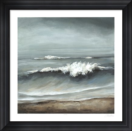 Framed Sea Foam Print