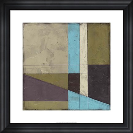 Framed Geometric Sketch I Print