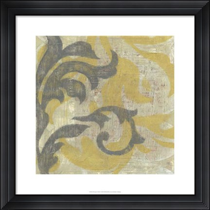 Framed Decorative Twill II Print