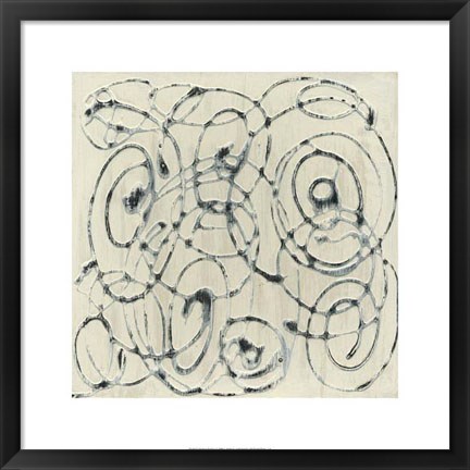 Framed Modern Relief I Print