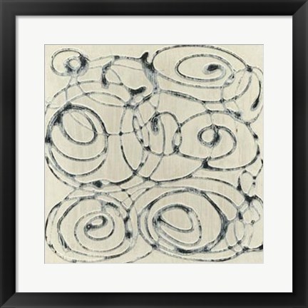Framed Modern Relief II Print