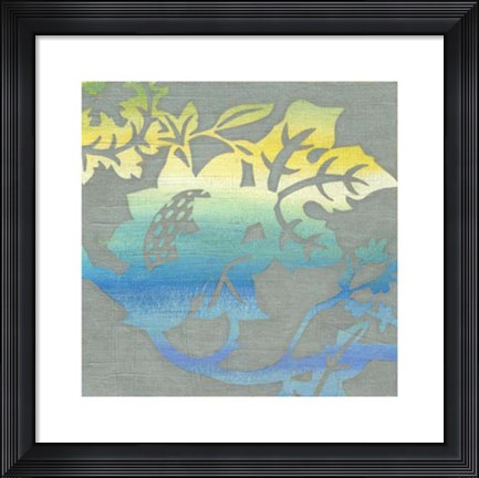 Framed Ombre Garden III Print