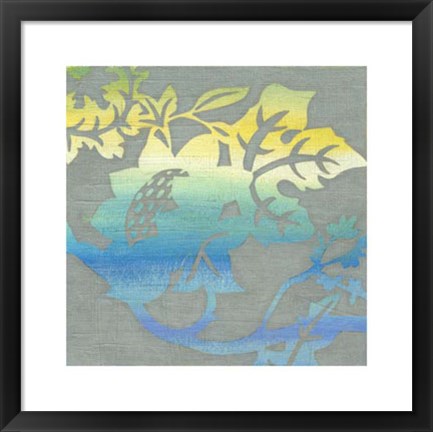 Framed Ombre Garden III Print