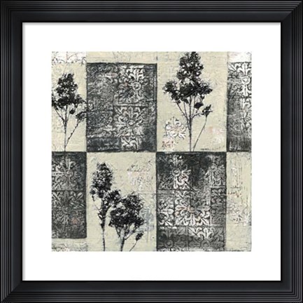 Framed Toile Redone II Print