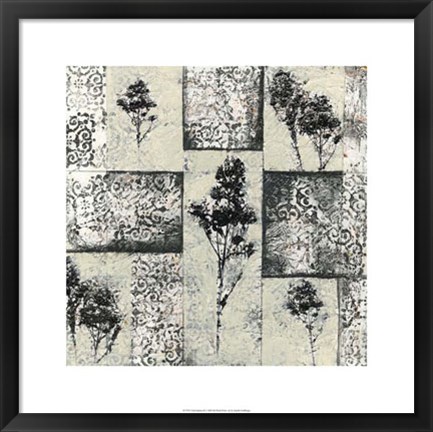 Framed Toile Redone III Print