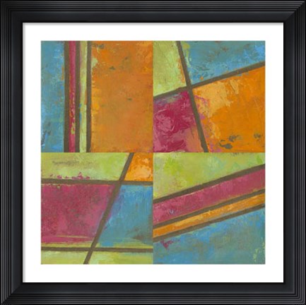 Framed Paradise Abstract I Print