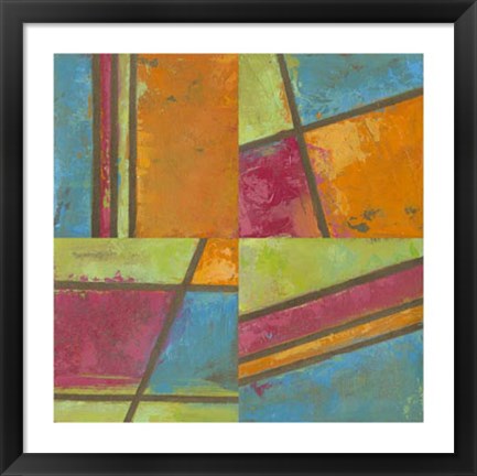 Framed Paradise Abstract I Print