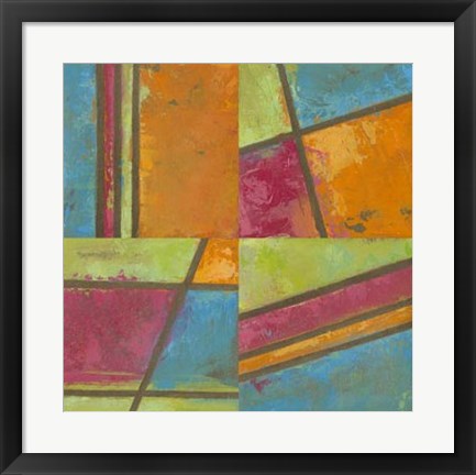 Framed Paradise Abstract I Print