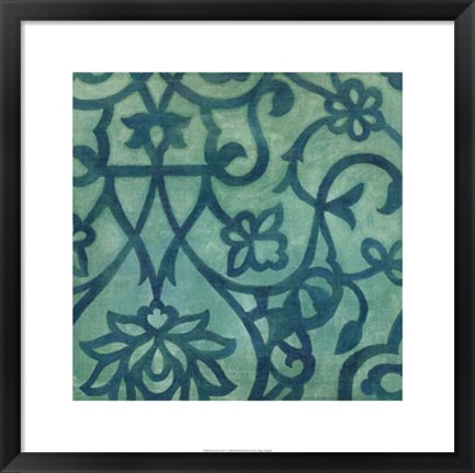 Framed Persian Motif I Print