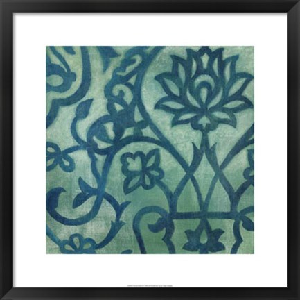 Framed Persian Motif III Print