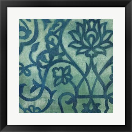 Framed Persian Motif III Print