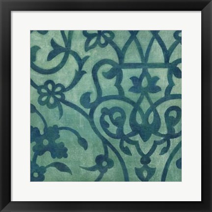 Framed Persian Motif IV Print