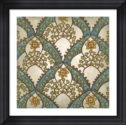 Framed Exotic Ornament III Print