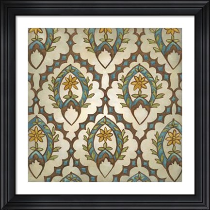 Framed Exotic Ornament IV Print