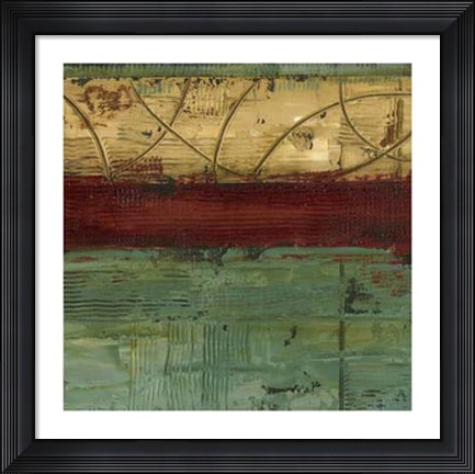 Framed Ribbon Abstract II Print