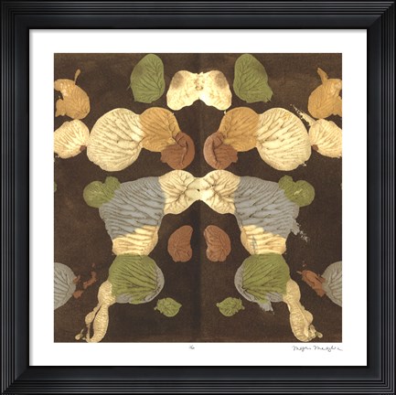 Framed Rorschach Abstract I Print