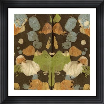 Framed Rorschach Abstract II Print