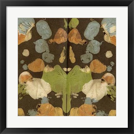 Framed Rorschach Abstract II Print