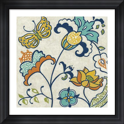 Framed Joyous Garden III Print