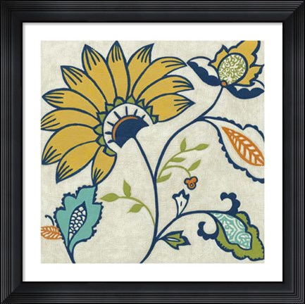 Framed Joyous Garden IV Print