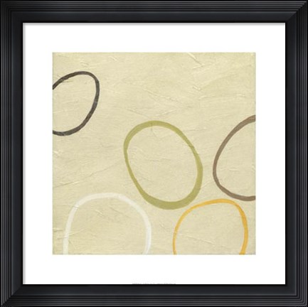 Framed Ronde I Print