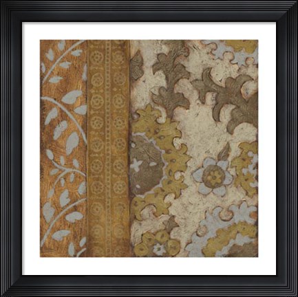 Framed Gilded Sari III Print