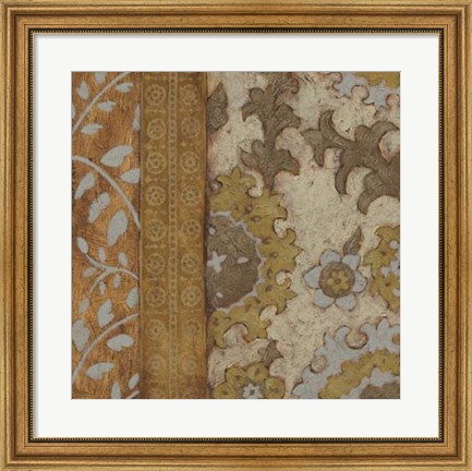 Framed Gilded Sari III Print