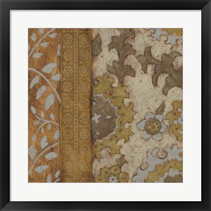 Framed Gilded Sari III Print