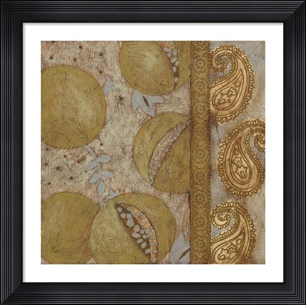 Framed Gilded Sari IV Print