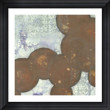 Framed Fractal Abstraction II Print