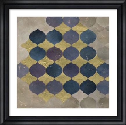 Framed Venetian Tile I Print