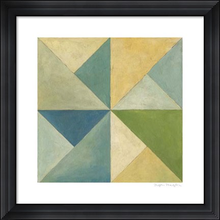 Framed Quilted Abstract I Print