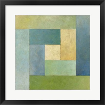 Framed Quilted Abstract II Print