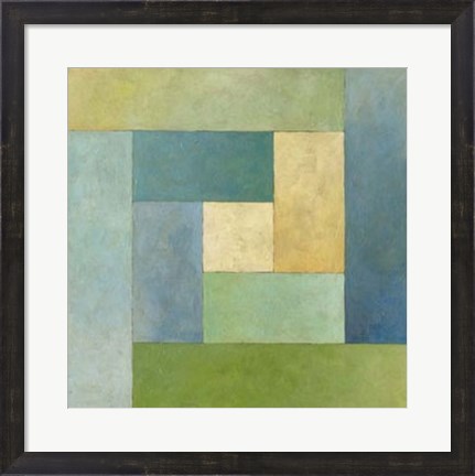 Framed Quilted Abstract II Print