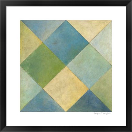 Framed Quilted Abstract III Print