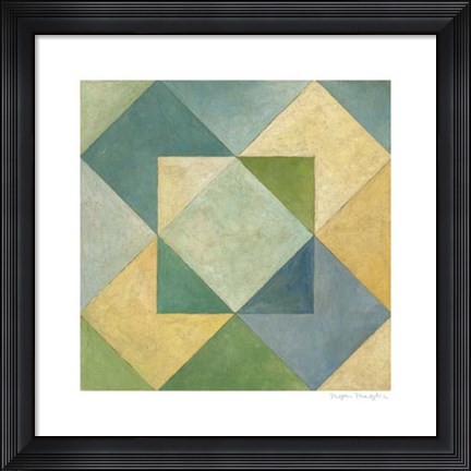 Framed Quilted Abstract IV Print