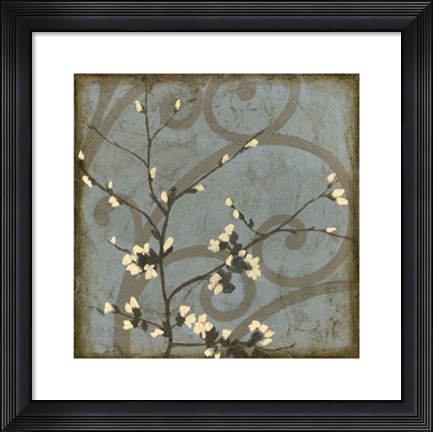Framed Blossom Branch I Print