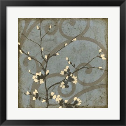 Framed Blossom Branch I Print