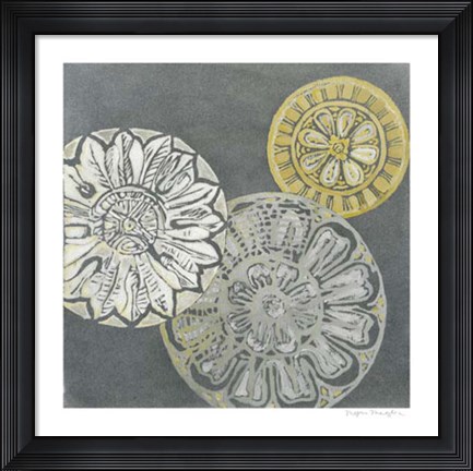 Framed Circular Memories I Print