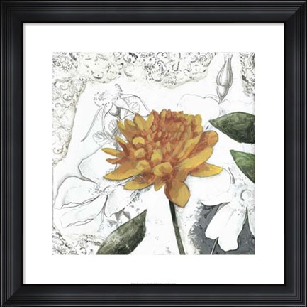 Framed Blossom Montage III Print