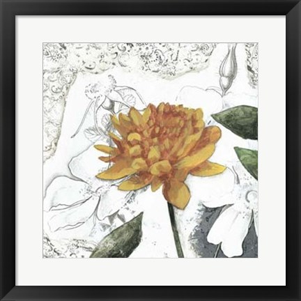 Framed Blossom Montage III Print