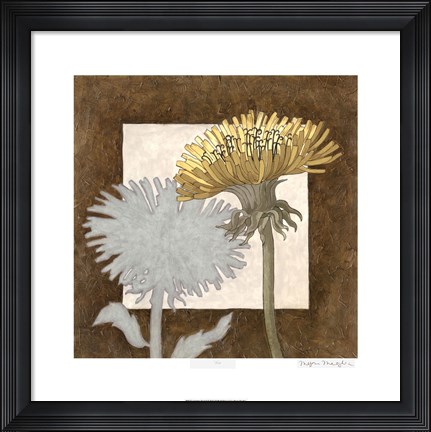 Framed Sunshine Floral II Print